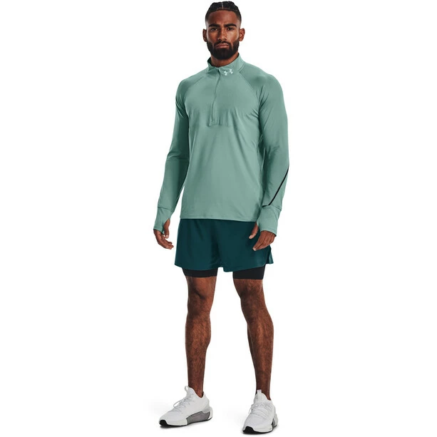 Under Armour Qualifier Run 2.0 1/2 Zip Long Sleeve Shirt Men fresco green/black/reflective 6 Under Armour Qualifier Run 2.0 1/2 Zip Long Sleeve Shirt Men fresco green/black/reflective - Image 4