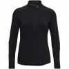 Under Armour Qualifier Run 2.0 1/2 Zip Long Sleeve Shirt Women black -Training Shirts Shop under armour qualifier run 20 1 2 zip long sleeve shirt women black 1