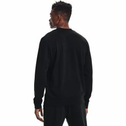 Under Armour Rival Terry Crew Long Sleeve Shirt Men black -Training Shirts Shop under armour rival terry crew long sleeve shirt men black 5
