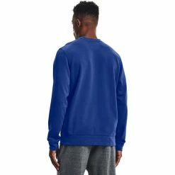 Under Armour Rival Terry Crew Long Sleeve Shirt Men tech blue -Training Shirts Shop under armour rival terry crew long sleeve shirt men tech blue 5