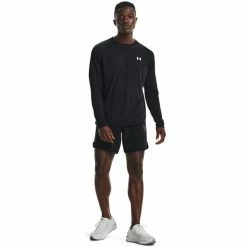 Under Armour Streaker Long Sleeve Shirt Men black/black -Training Shirts Shop under armour streaker long sleeve shirt men black black 4