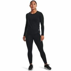 Under Armour Streaker Long Sleeve Shirt Women black/black -Training Shirts Shop under armour streaker long sleeve shirt women black black 2