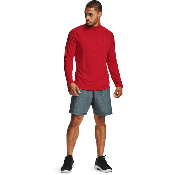 Under Armour Tech 2.0 1/2 Zip Long Sleeve Shirt Men red/black 6 Under Armour Tech 2.0 1/2 Zip Long Sleeve Shirt Men red/black - Image 4