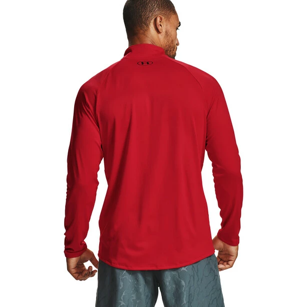 Under Armour Tech 2.0 1/2 Zip Long Sleeve Shirt Men red/black 7 Under Armour Tech 2.0 1/2 Zip Long Sleeve Shirt Men red/black - Image 5
