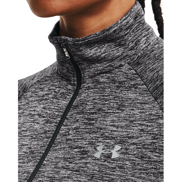 Under Armour Tech Twist 1/2 Zip Long Sleeve Shirt Women jet gray/gray wolf/metallic silver 8 Under Armour Tech Twist 1/2 Zip Long Sleeve Shirt Women jet gray/gray wolf/metallic silver - Image 6