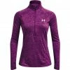 Under Armour Tech Twist 1/2 Zip Long Sleeve Shirt Women rivalry/strobe/metallic silver -Training Shirts Shop under armour tech twist 1 2 zip long sleeve shirt women rivalry strobe metallic silver 1