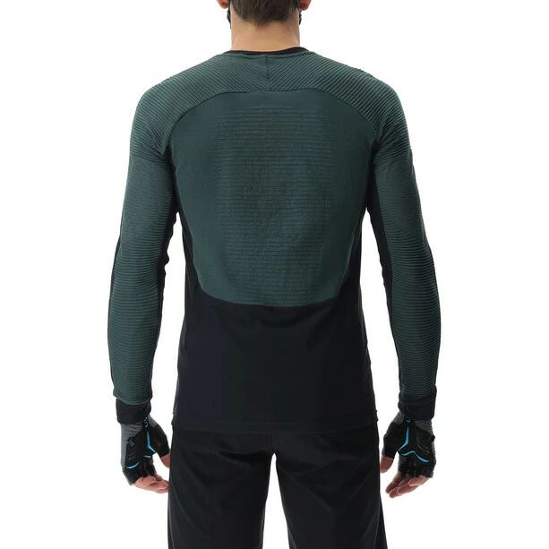 UYN Crossover Long Sleeve Shirt Men deep forest/black 4 UYN Crossover Long Sleeve Shirt Men deep forest/black - Image 2