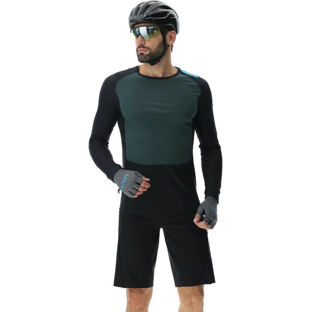 UYN Crossover Long Sleeve Shirt Men deep forest/black 7 UYN Crossover Long Sleeve Shirt Men deep forest/black - Image 5