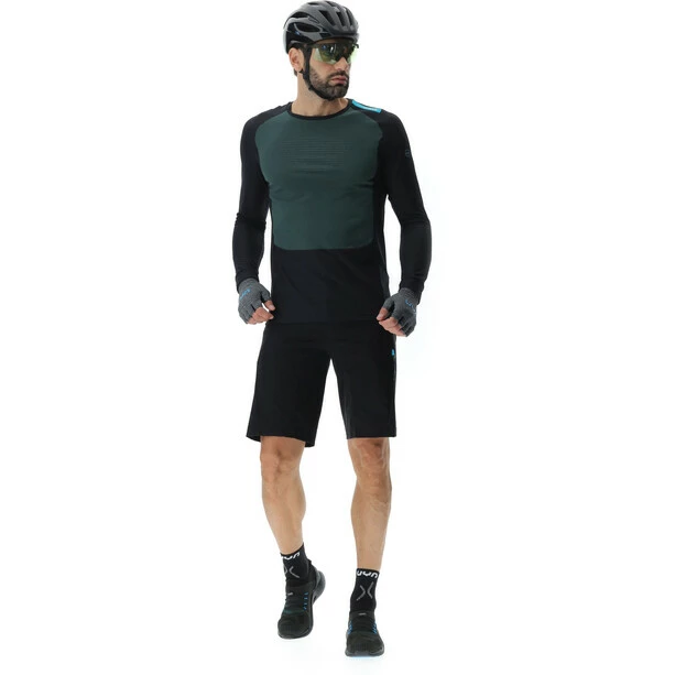 UYN Crossover Long Sleeve Shirt Men deep forest/black 8 UYN Crossover Long Sleeve Shirt Men deep forest/black - Image 6
