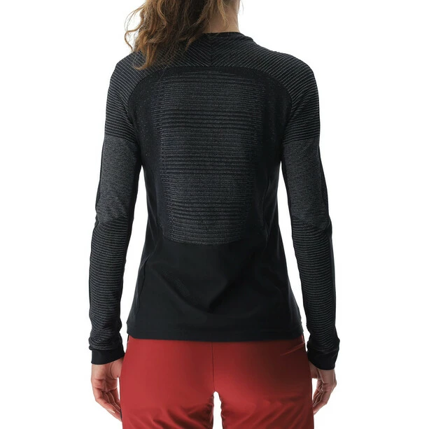UYN Crossover Long Sleeve Shirt Women black/black 4 UYN Crossover Long Sleeve Shirt Women black/black - Image 2