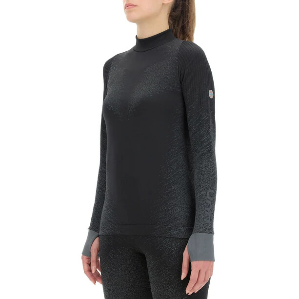 UYN Exceleration LS Turtle Neck Shirt Women black/cloud 3 UYN Exceleration LS Turtle Neck Shirt Women black/cloud