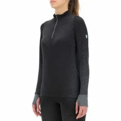 UYN Exceleration LS Zip Up Shirt Women black/cloud