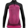 UYN Running Alpha OW LS Zip Up Shirt Women racy pink/charcoal 2 UYN Running Alpha OW LS Zip Up Shirt Women racy pink/charcoal -Training Shirts Shop uyn running alpha ow ls zip up shirt women racy pink charcoal 1