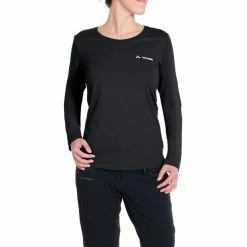 VAUDE Brand LS Shirt Women black 8 VAUDE Brand LS Shirt Women black -Training Shirts Shop vaude brand ls shirt women black 3