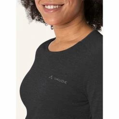 VAUDE Essential LS T-Shirt Women black -Training Shirts Shop vaude essential ls t shirt women black 6